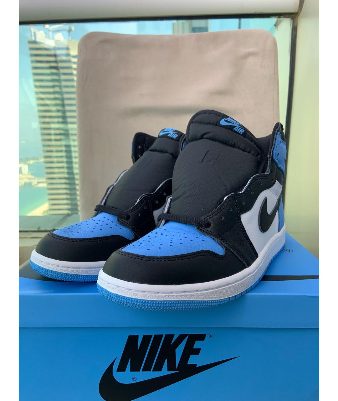 JORDAN Синие высокие кроссовки / кеды, фото 3