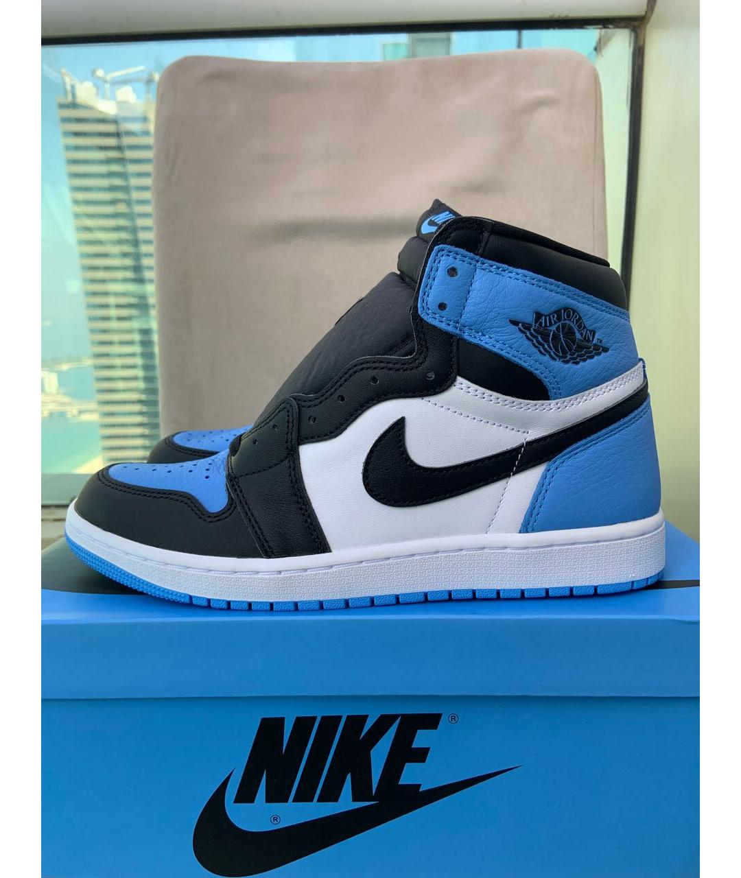 JORDAN Синие высокие кроссовки / кеды, фото 2