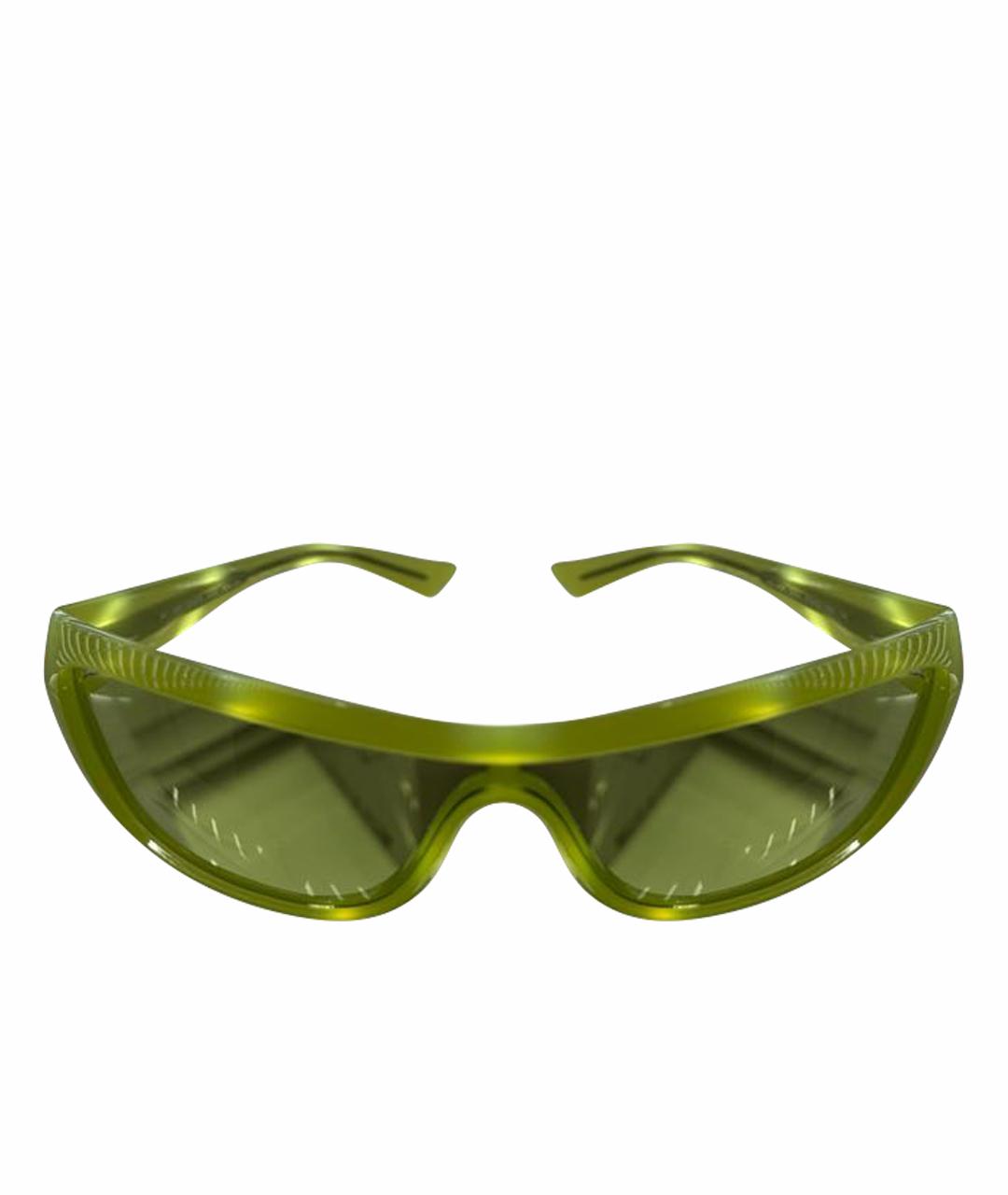 RAY BAN Салатовые пластиковые солнцезащитные очки, фото 1
