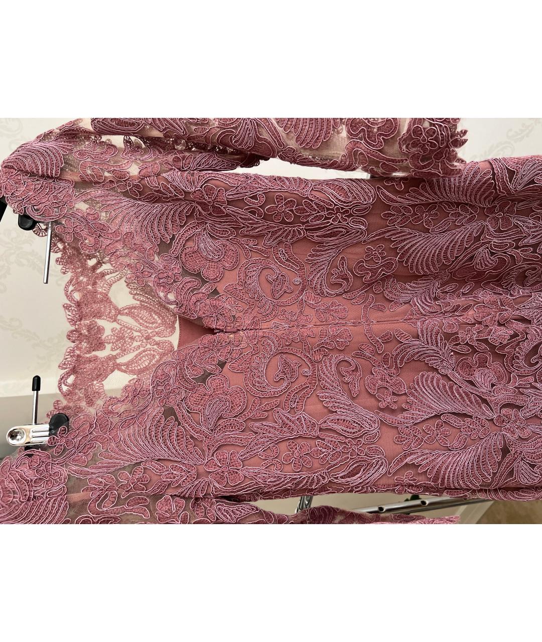 TADASHI SHOJI Розовое вискозное коктейльное платье, фото 4