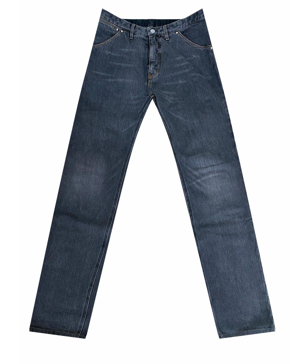 LOUIS VUITTON PRE-OWNED Антрацитовые прямые джинсы, фото 1