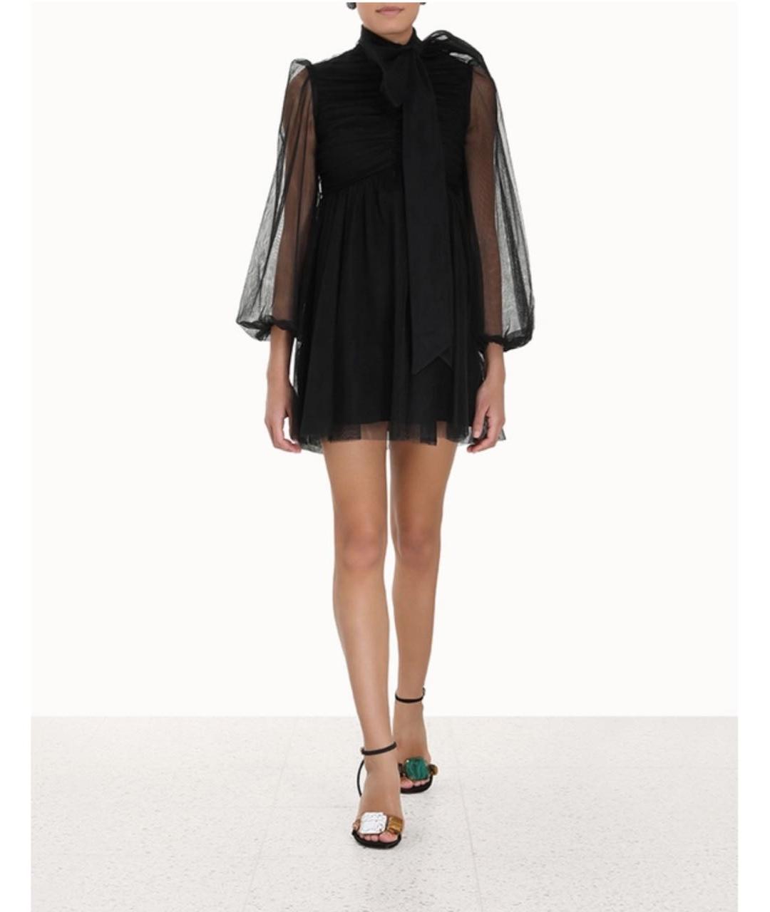 ZIMMERMANN Черное полиэстеровое вечернее платье, фото 2