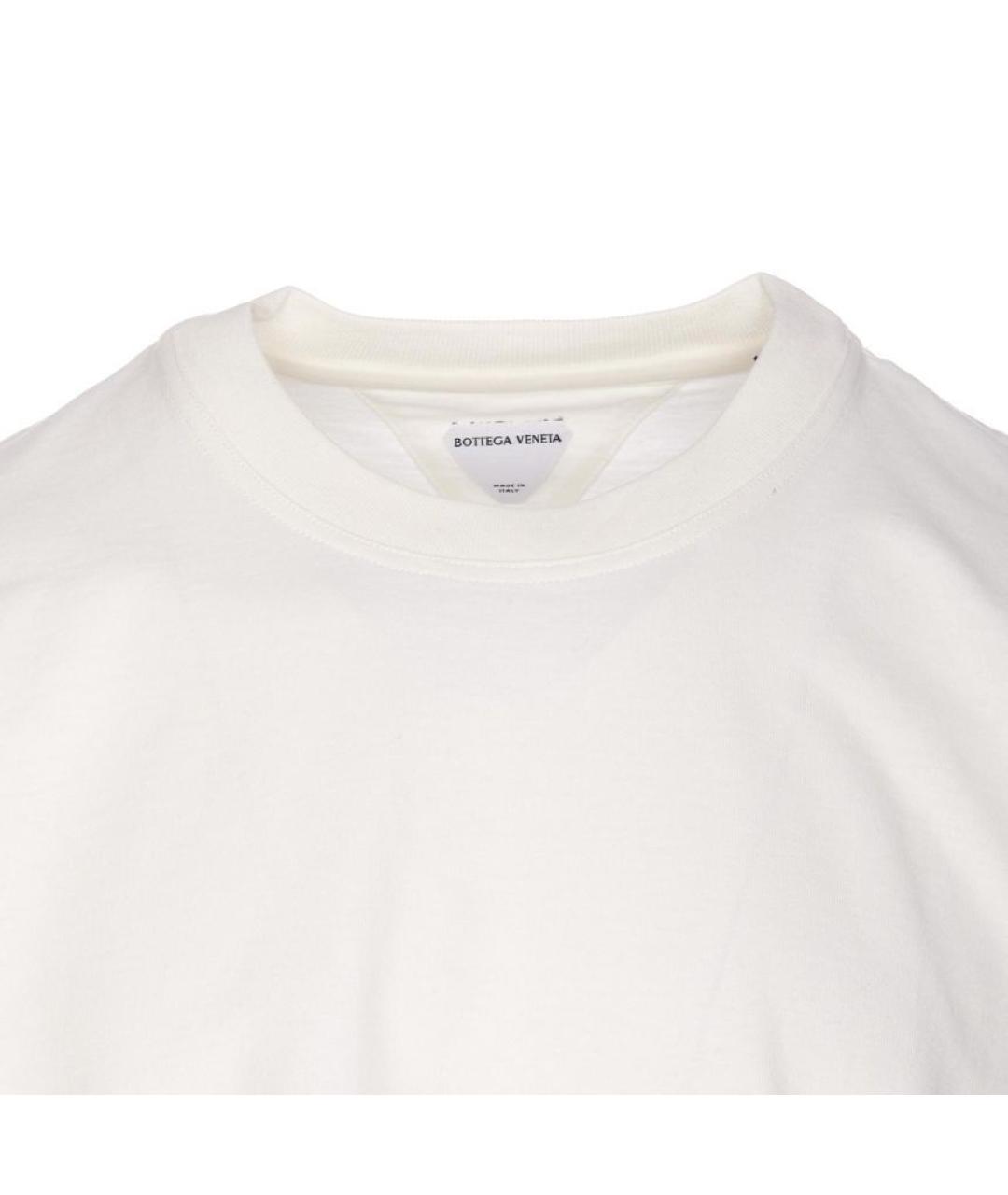 BOTTEGA VENETA Белая футболка, фото 4