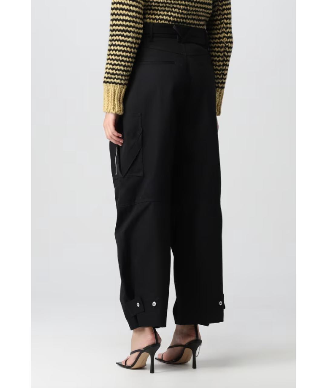 BOTTEGA VENETA Черные прямые брюки, фото 4