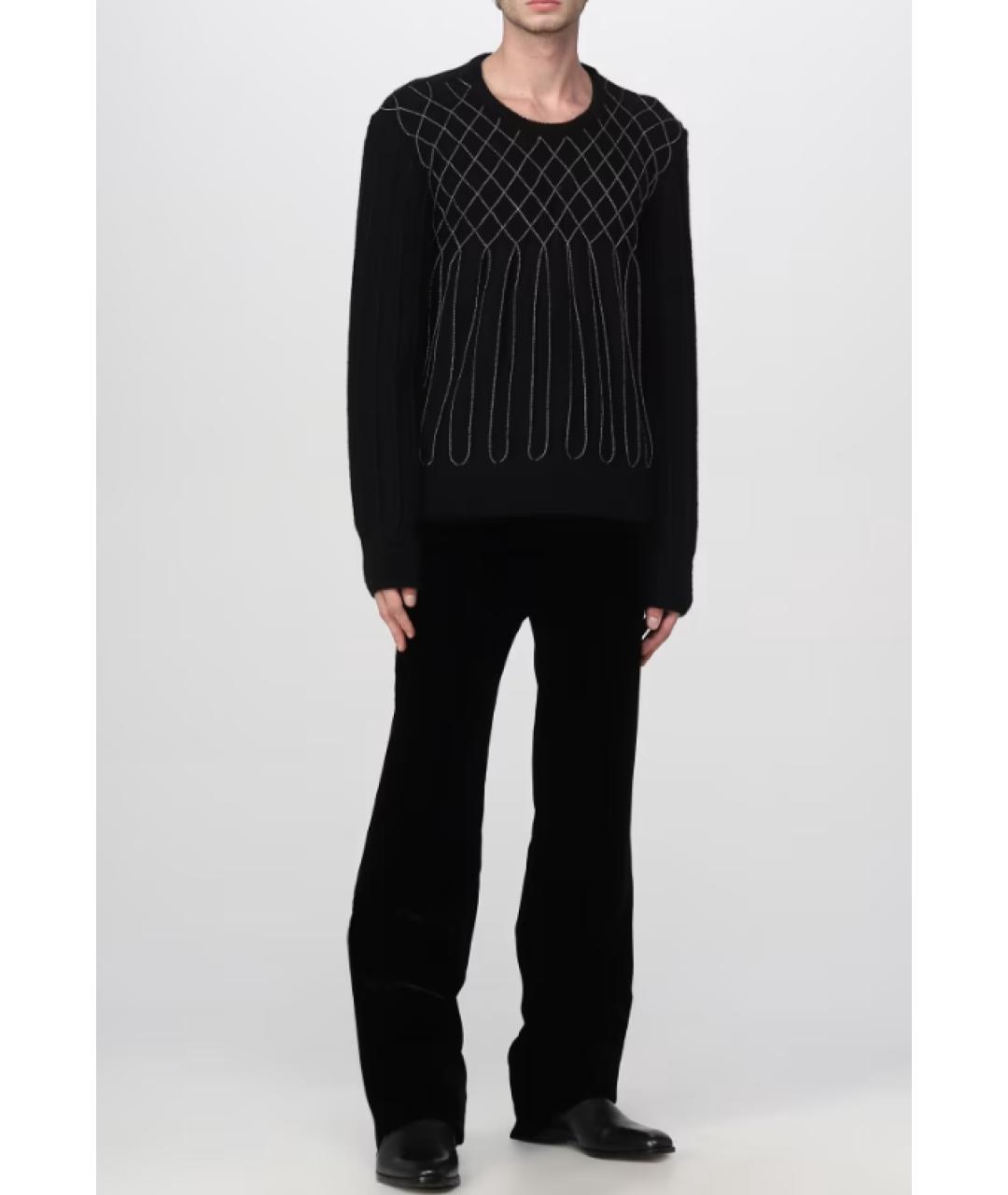 SAINT LAURENT Черный джемпер / свитер, фото 2