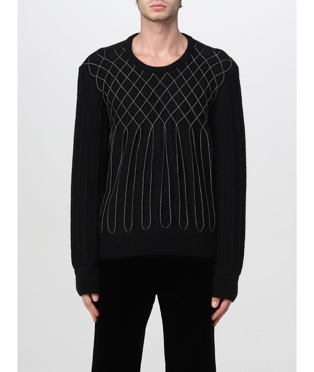 SAINT LAURENT Черный джемпер / свитер, фото 5