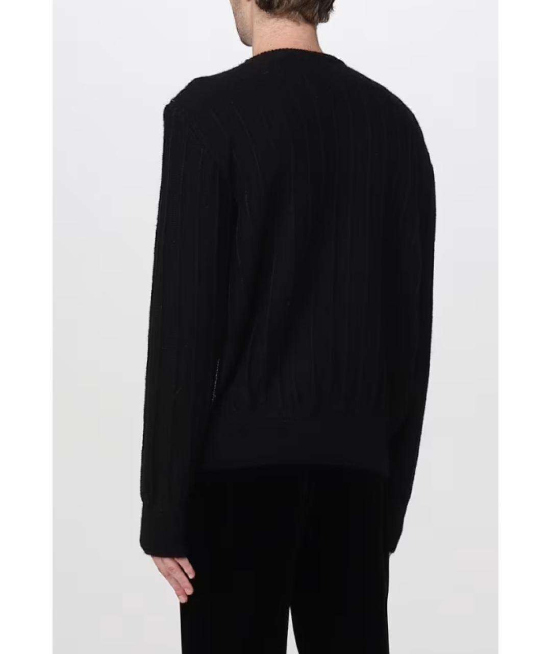 SAINT LAURENT Черный джемпер / свитер, фото 3