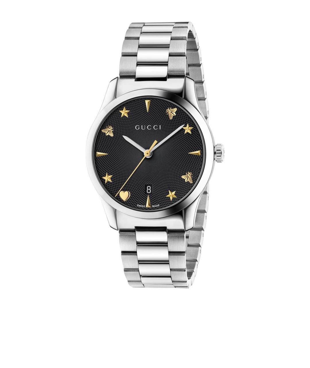 GUCCI Серебряные часы, фото 1