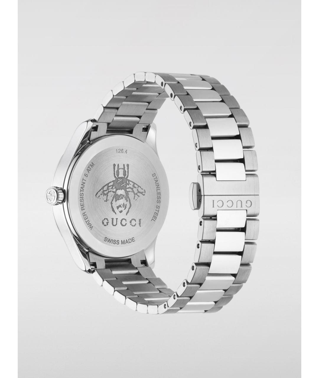 GUCCI Серебряные часы, фото 2