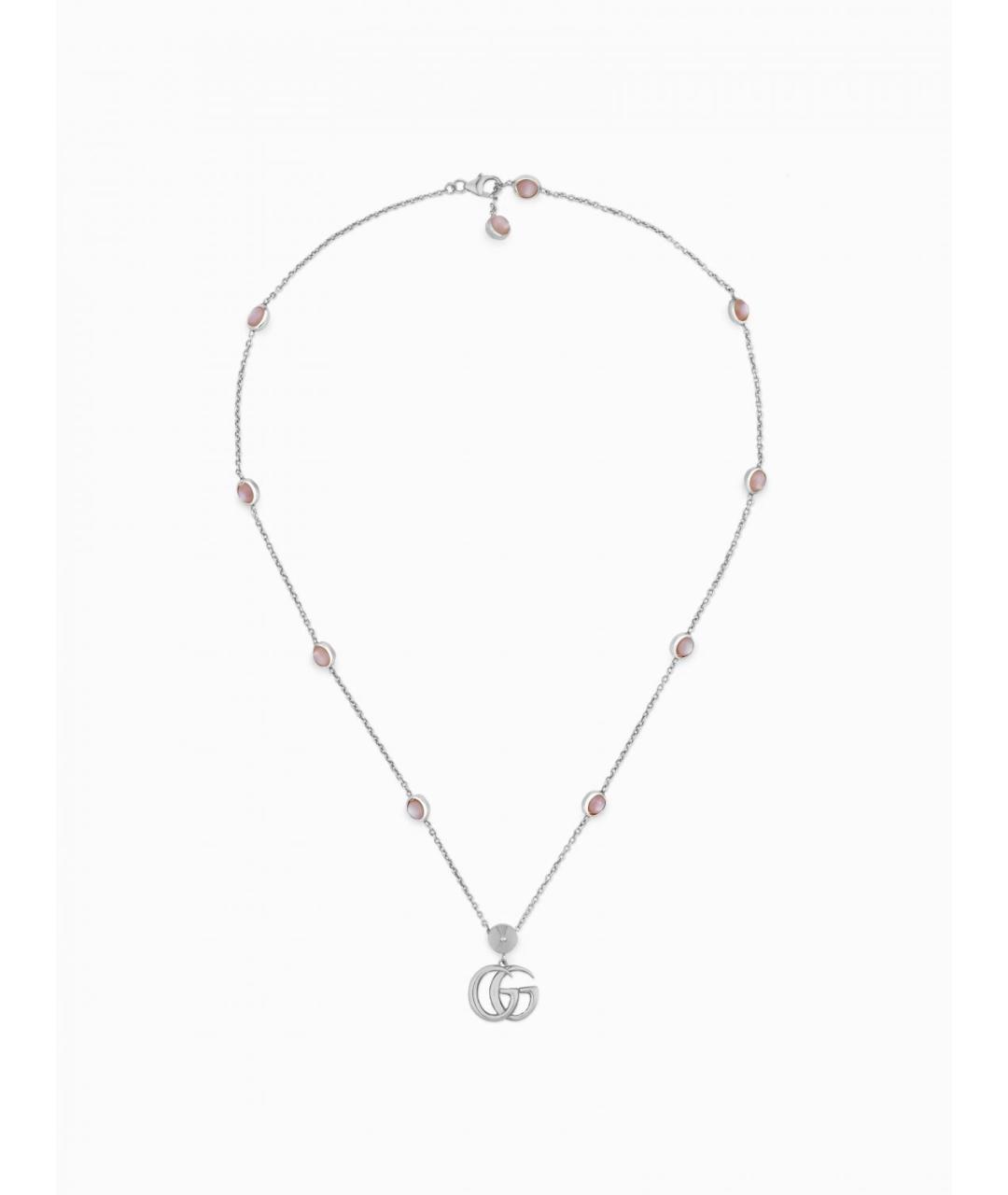 GUCCI Серебряное серебряное колье, фото 2