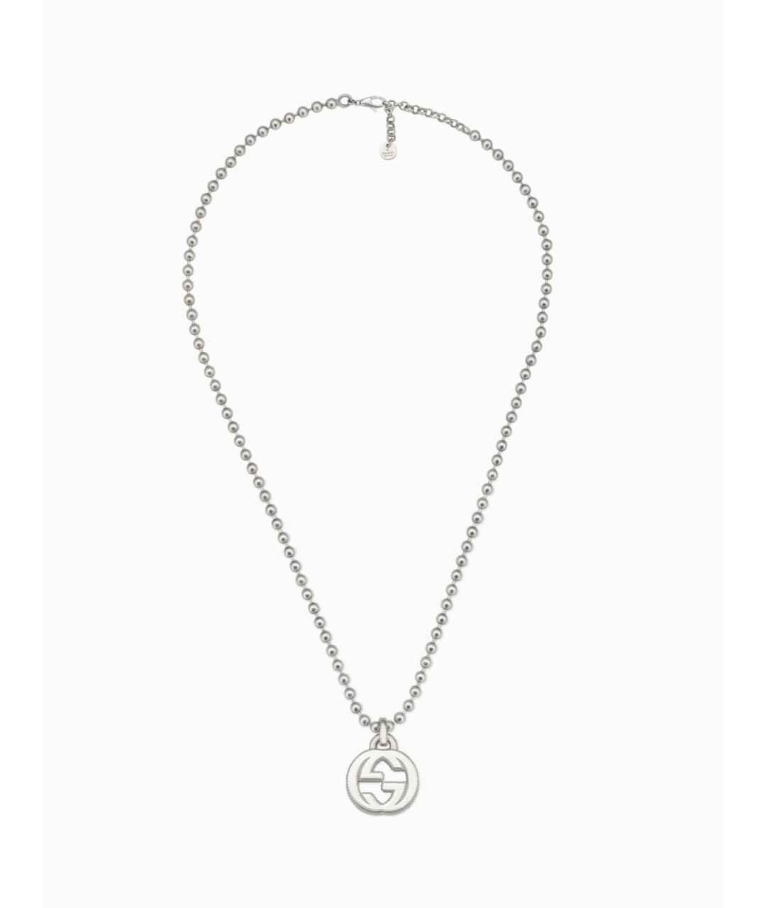 GUCCI Серебряная серебряная цепочка, фото 3