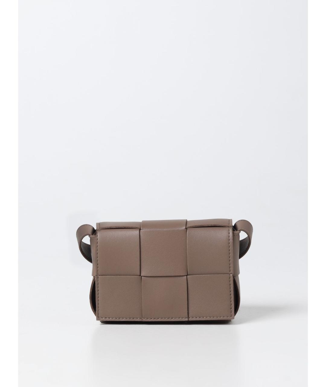 BOTTEGA VENETA Коричневая сумка через плечо, фото 5