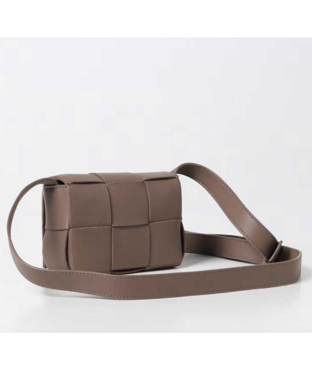 BOTTEGA VENETA Коричневая сумка через плечо, фото 2