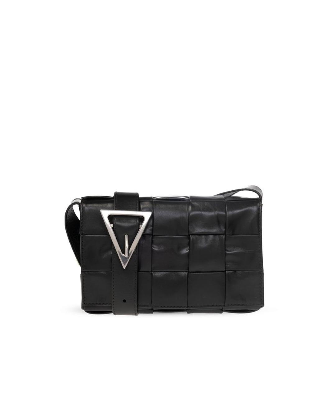 BOTTEGA VENETA Черная сумка на плечо, фото 2