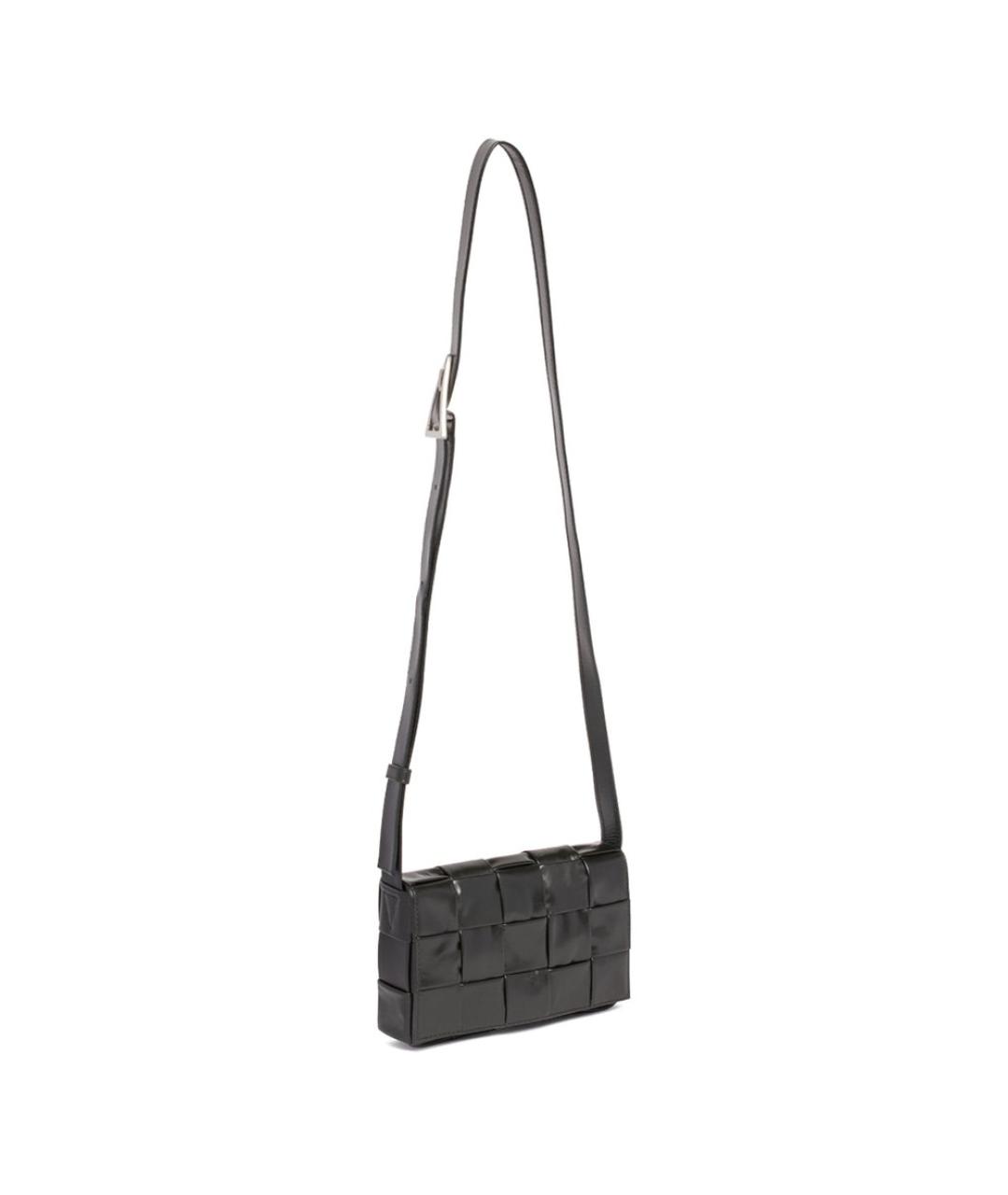 BOTTEGA VENETA Черная сумка на плечо, фото 3
