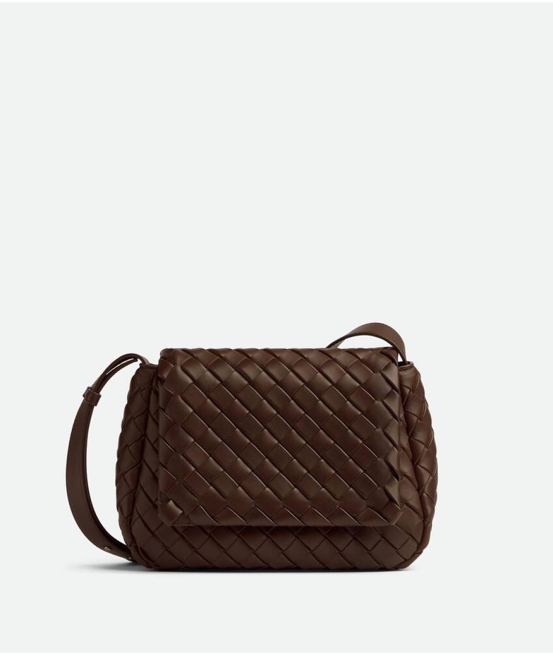 BOTTEGA VENETA Коричневая сумка на плечо, фото 5