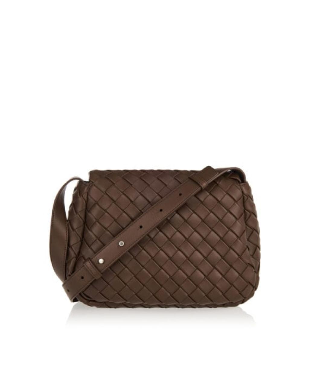 BOTTEGA VENETA Коричневая сумка на плечо, фото 2