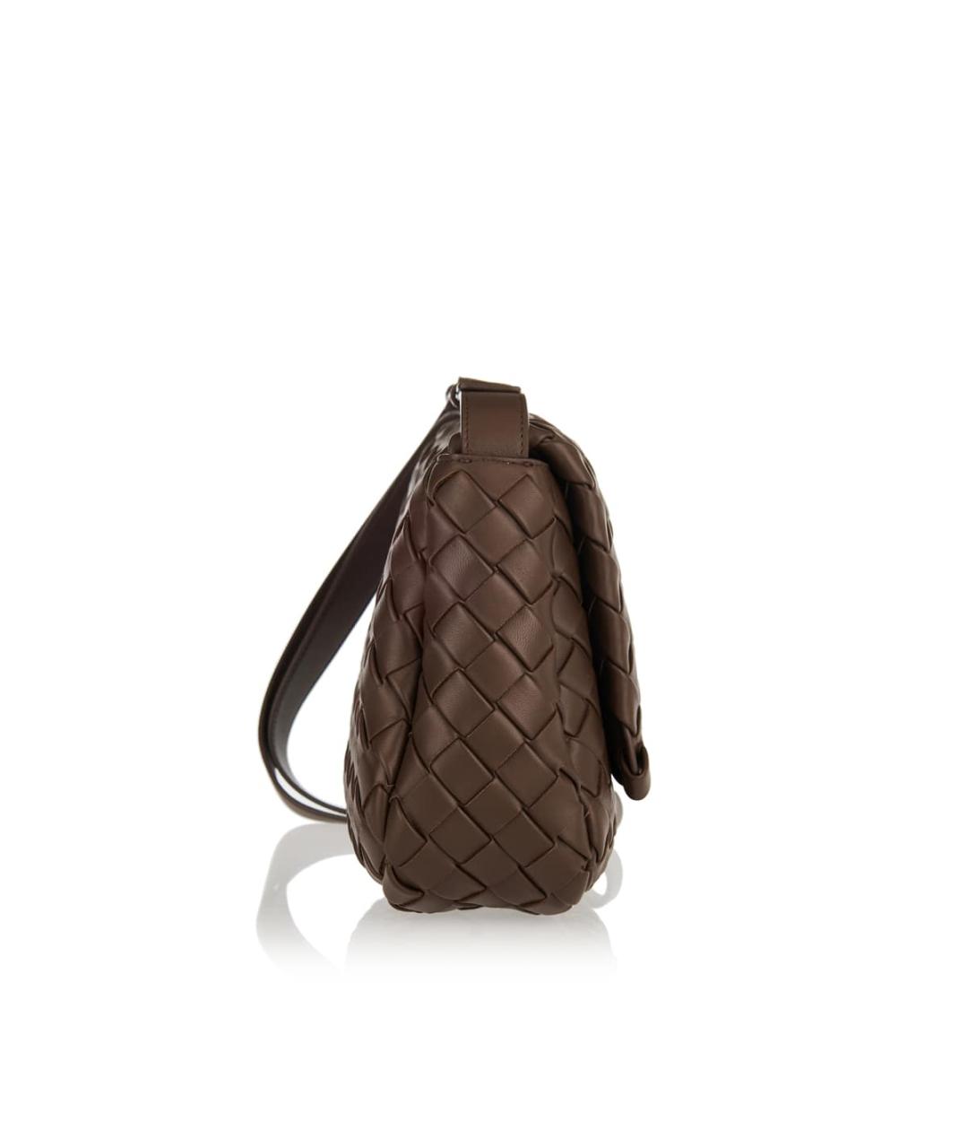 BOTTEGA VENETA Коричневая сумка на плечо, фото 4