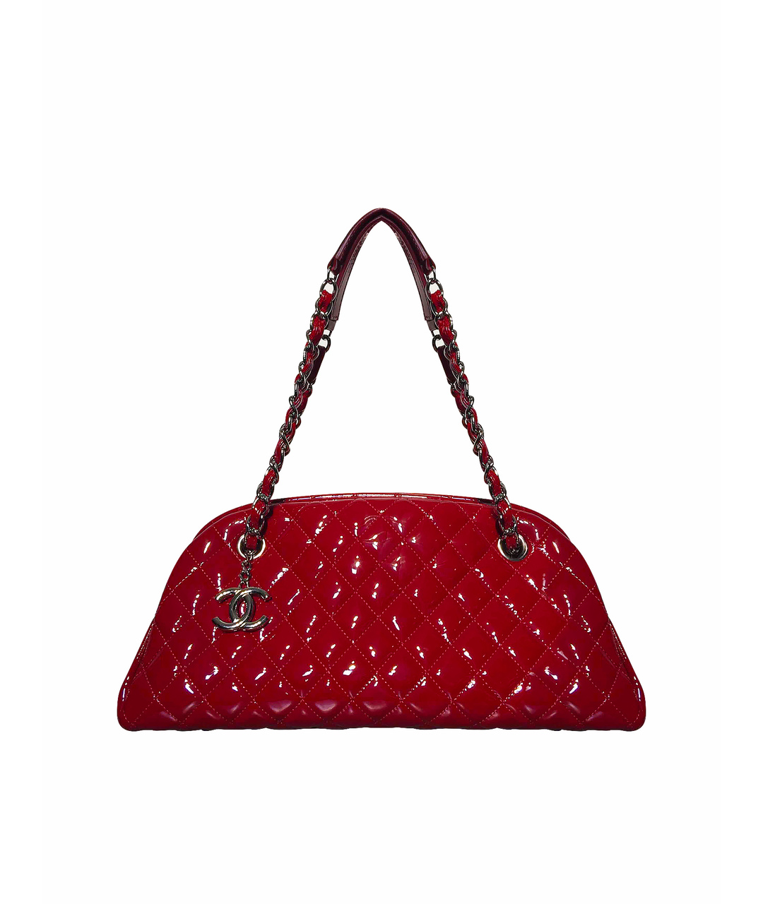 CHANEL PRE-OWNED Красная сумка тоут из лакированной кожи, фото 1