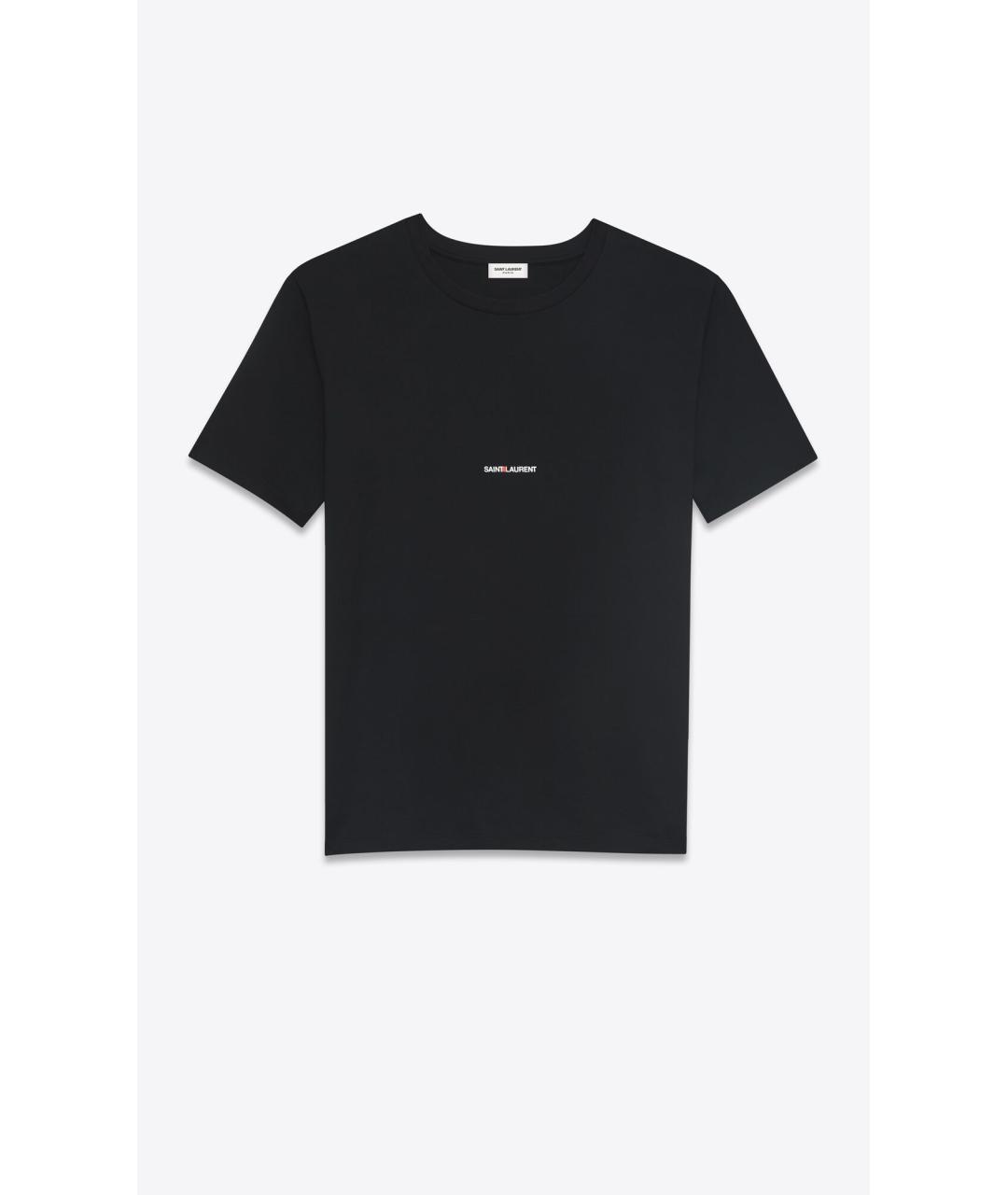SAINT LAURENT Черная футболка, фото 5