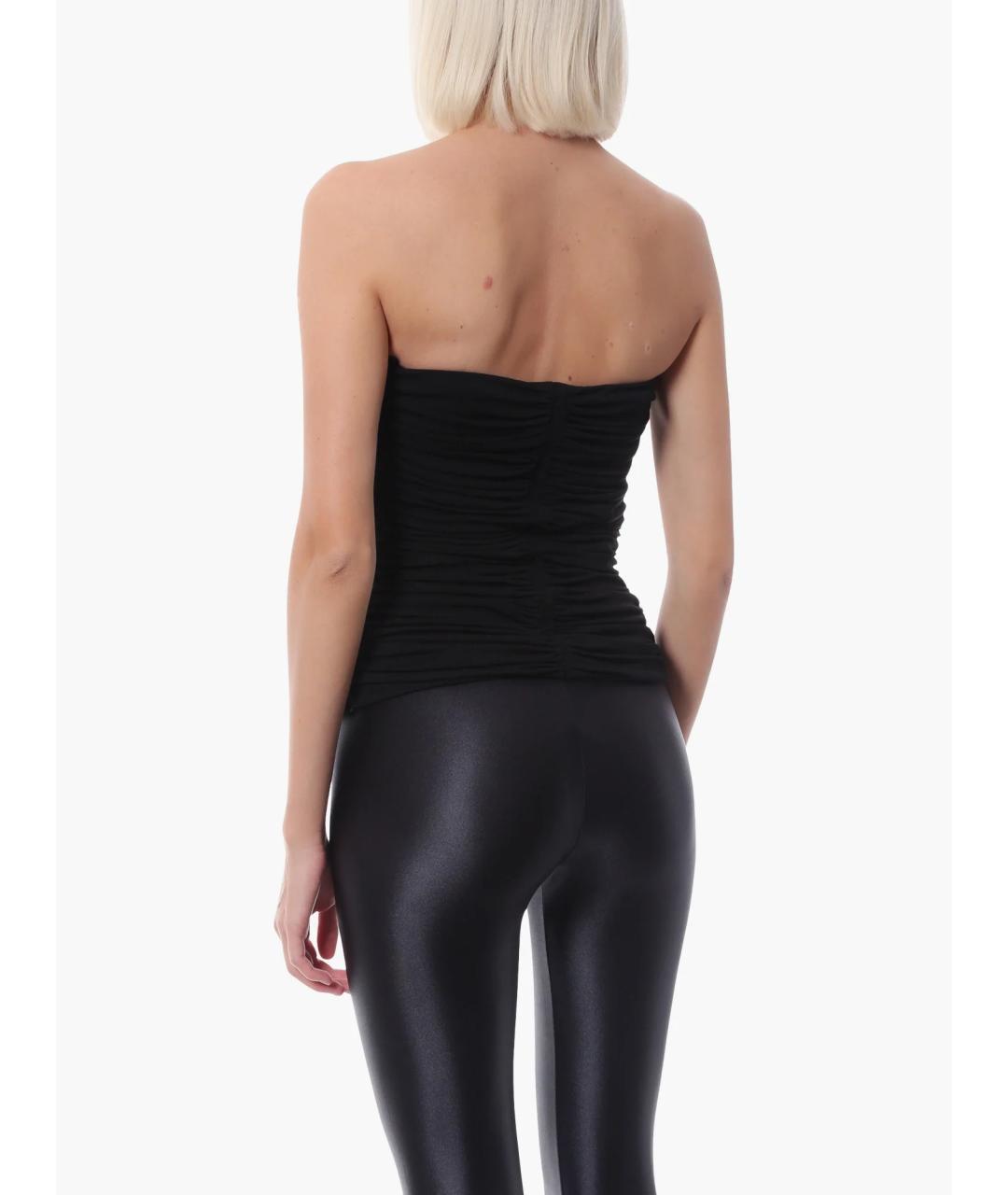 SAINT LAURENT Черная майка, фото 3