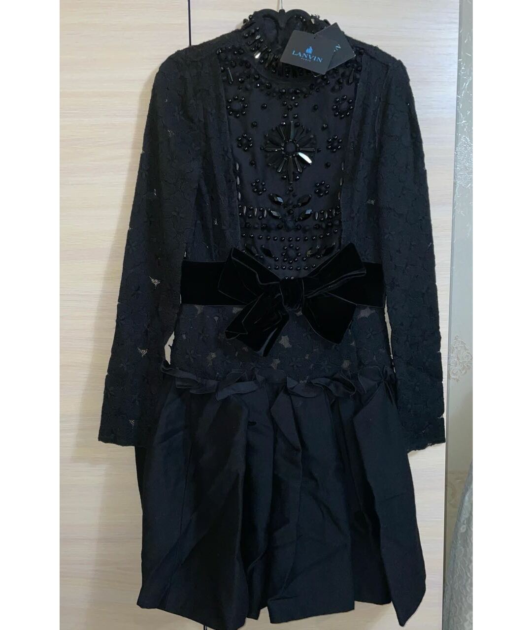 LANVIN Черное платье, фото 7