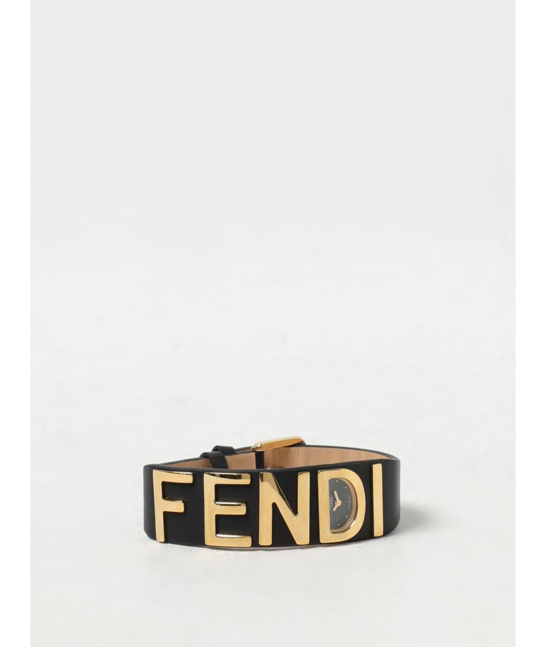 FENDI Черные часы, фото 5