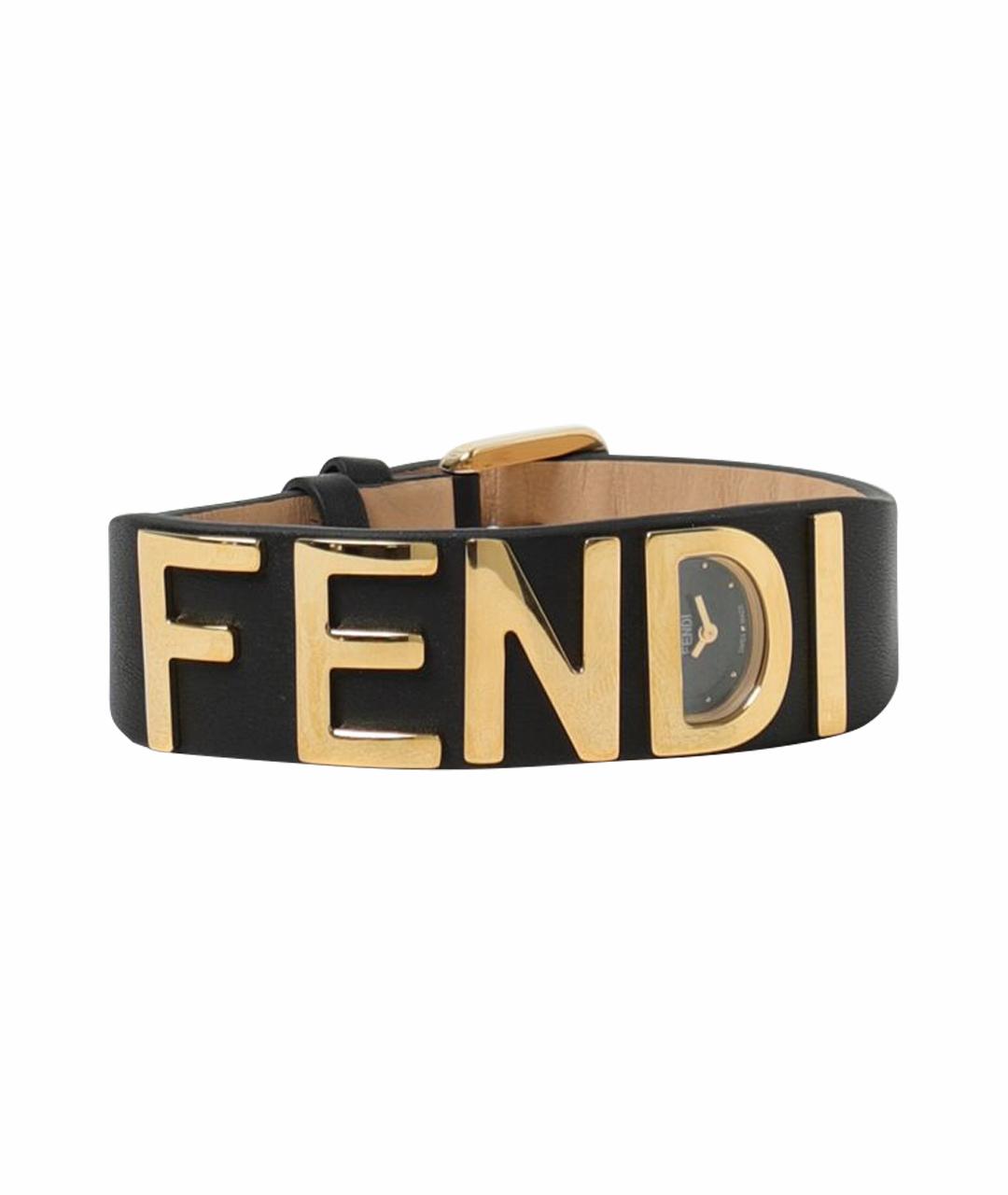 FENDI Черные часы, фото 1