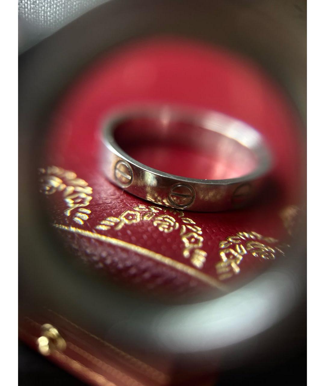 CARTIER Белое кольцо из белого золота, фото 5