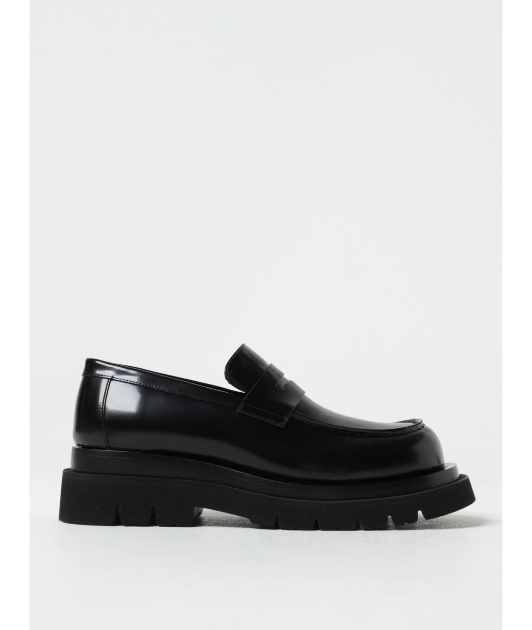 BOTTEGA VENETA Черные кожаные лоферы, фото 2