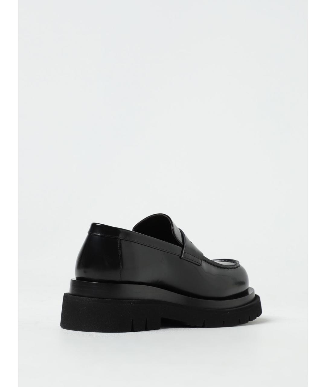 BOTTEGA VENETA Черные кожаные лоферы, фото 4