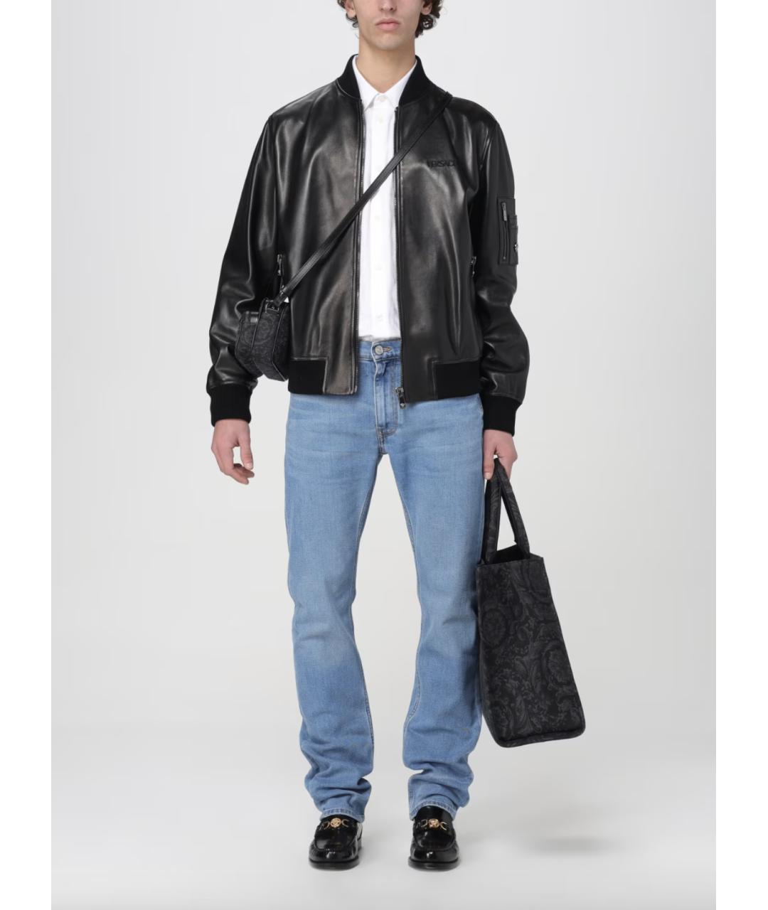 VERSACE Черная сумка на плечо, фото 4