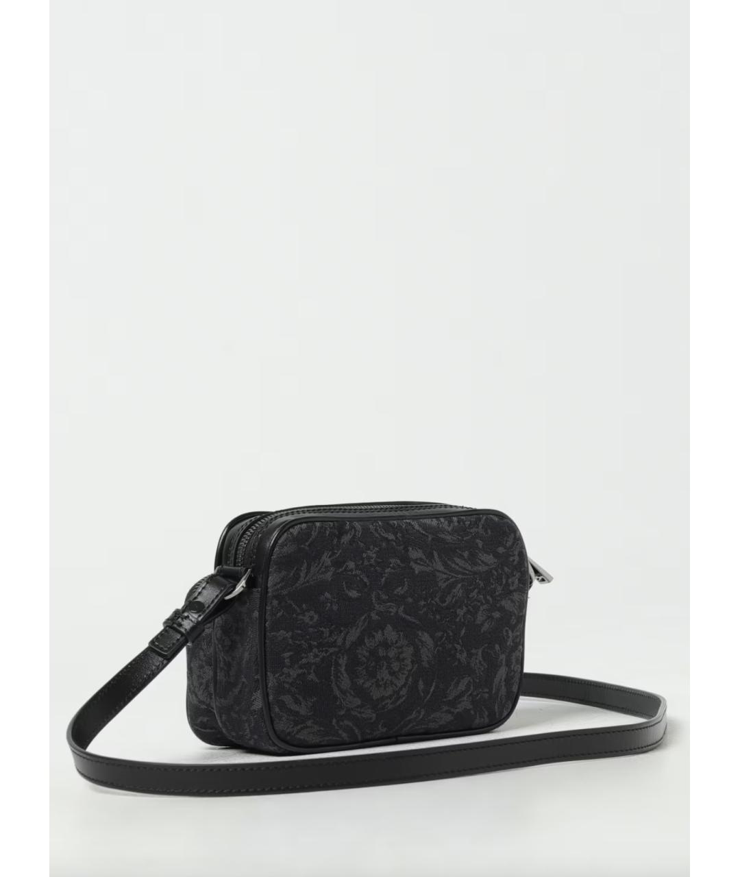 VERSACE Черная сумка на плечо, фото 5