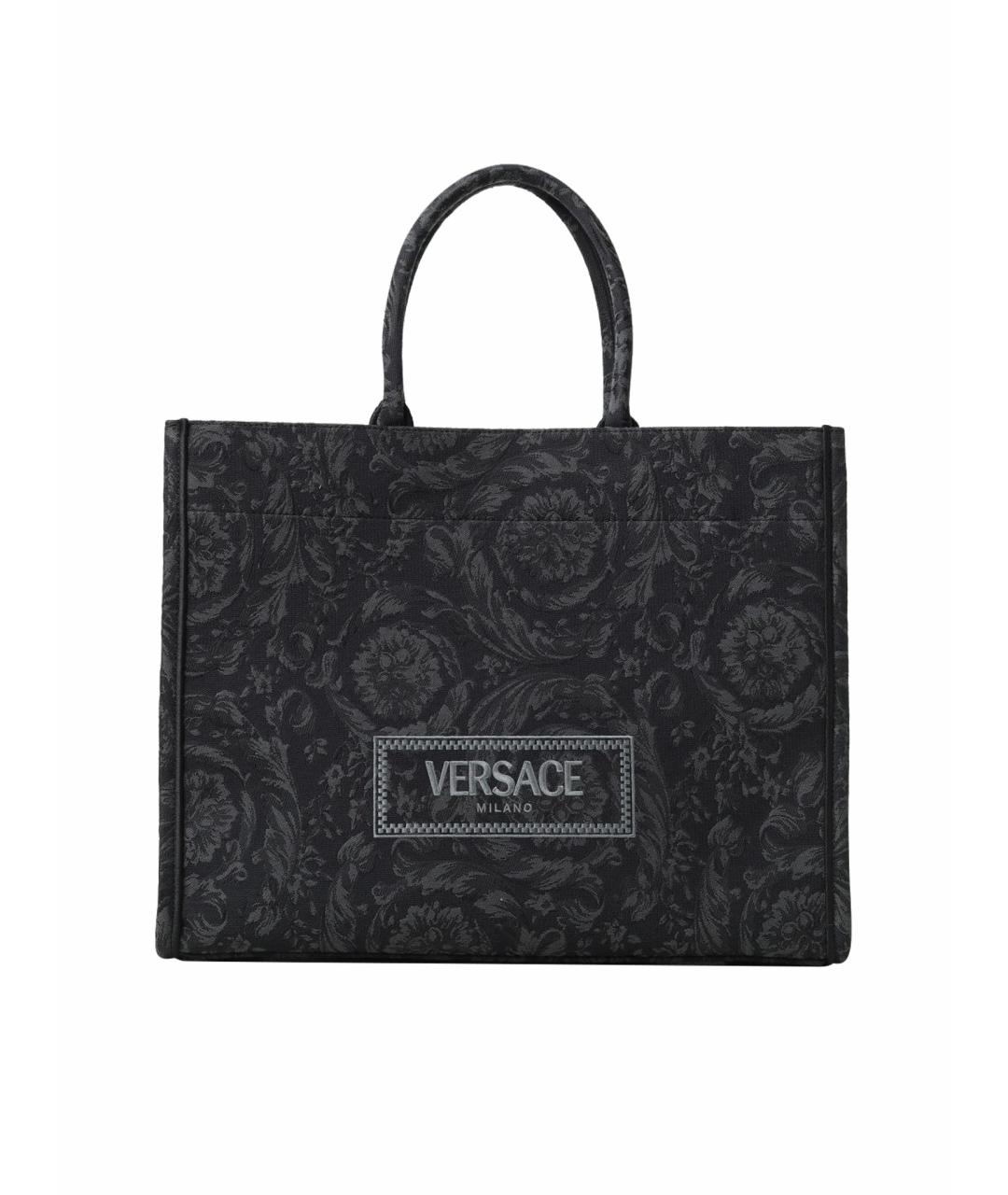 VERSACE Синяя сумка тоут, фото 1