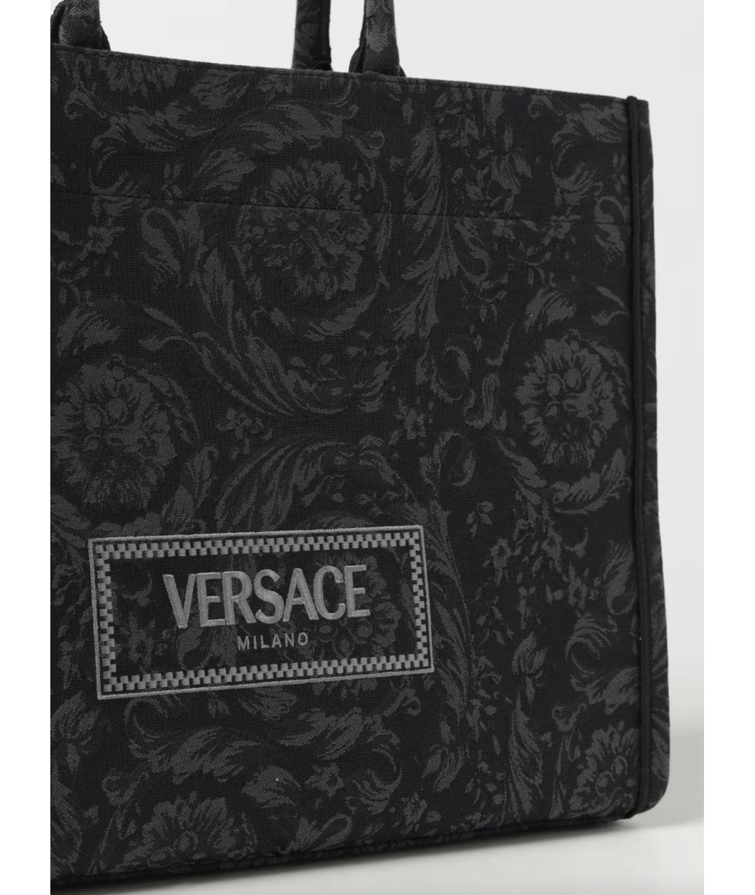 VERSACE Синяя сумка тоут, фото 6
