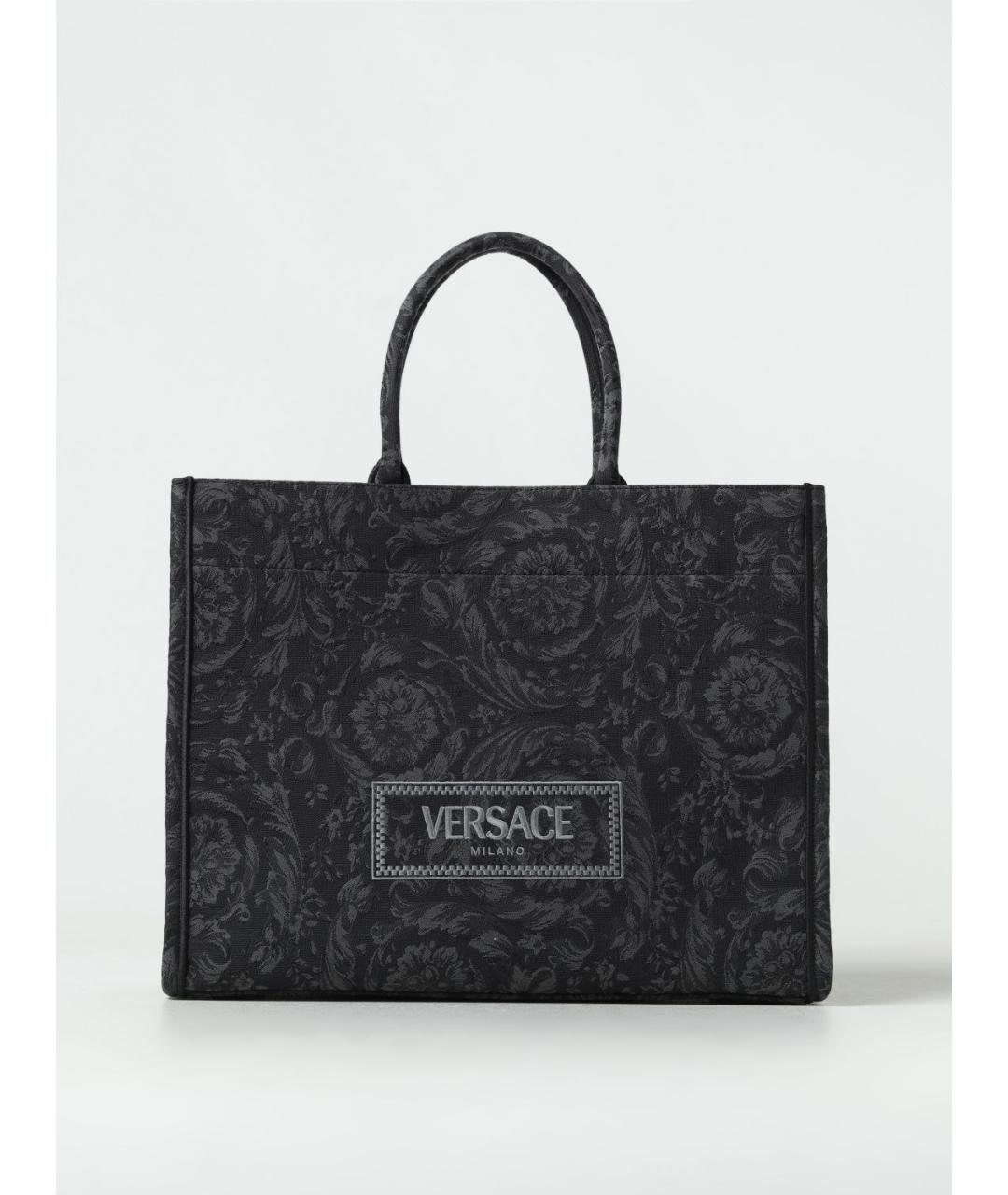 VERSACE Синяя сумка тоут, фото 7