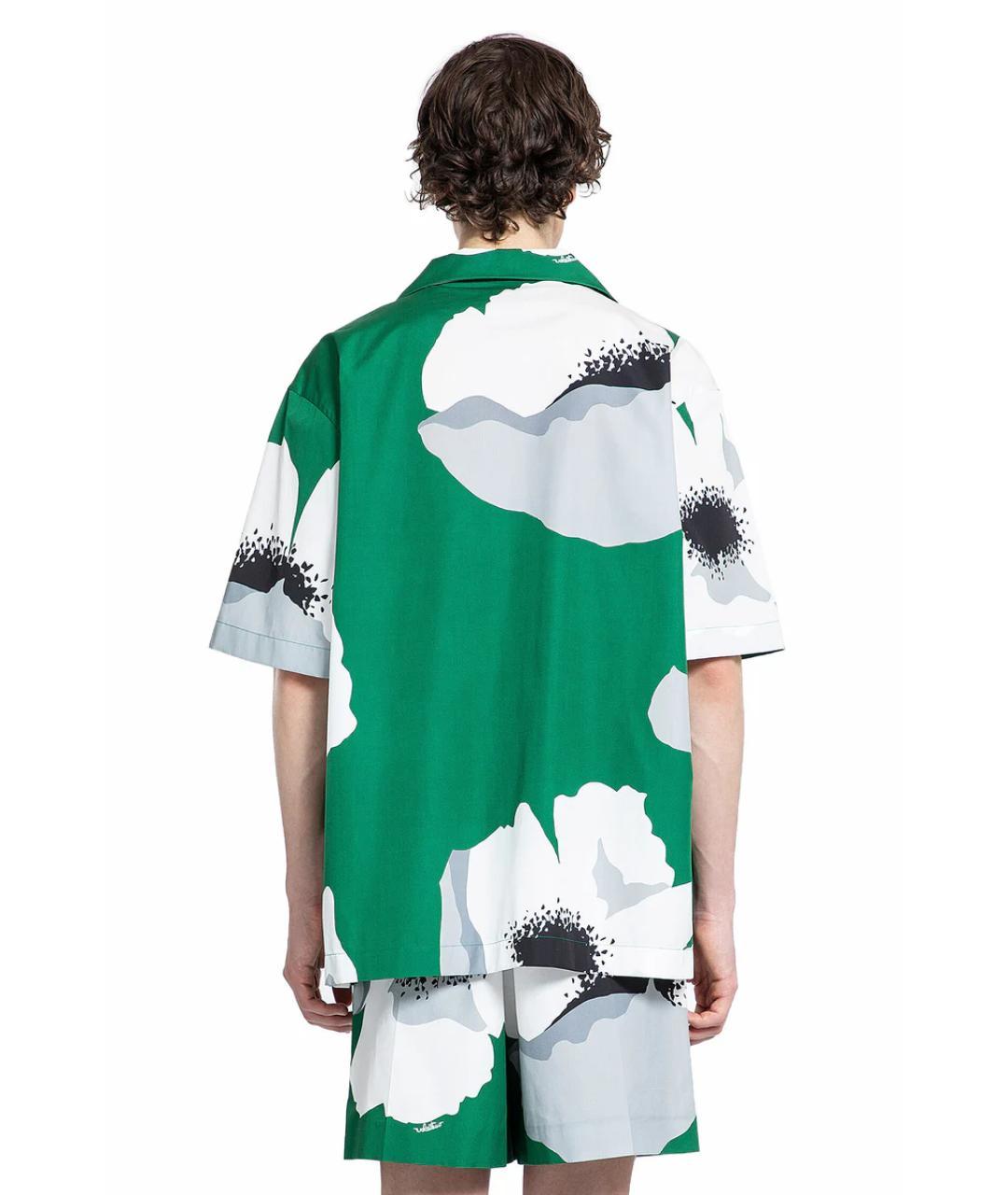 VALENTINO Зеленая кэжуал рубашка, фото 3
