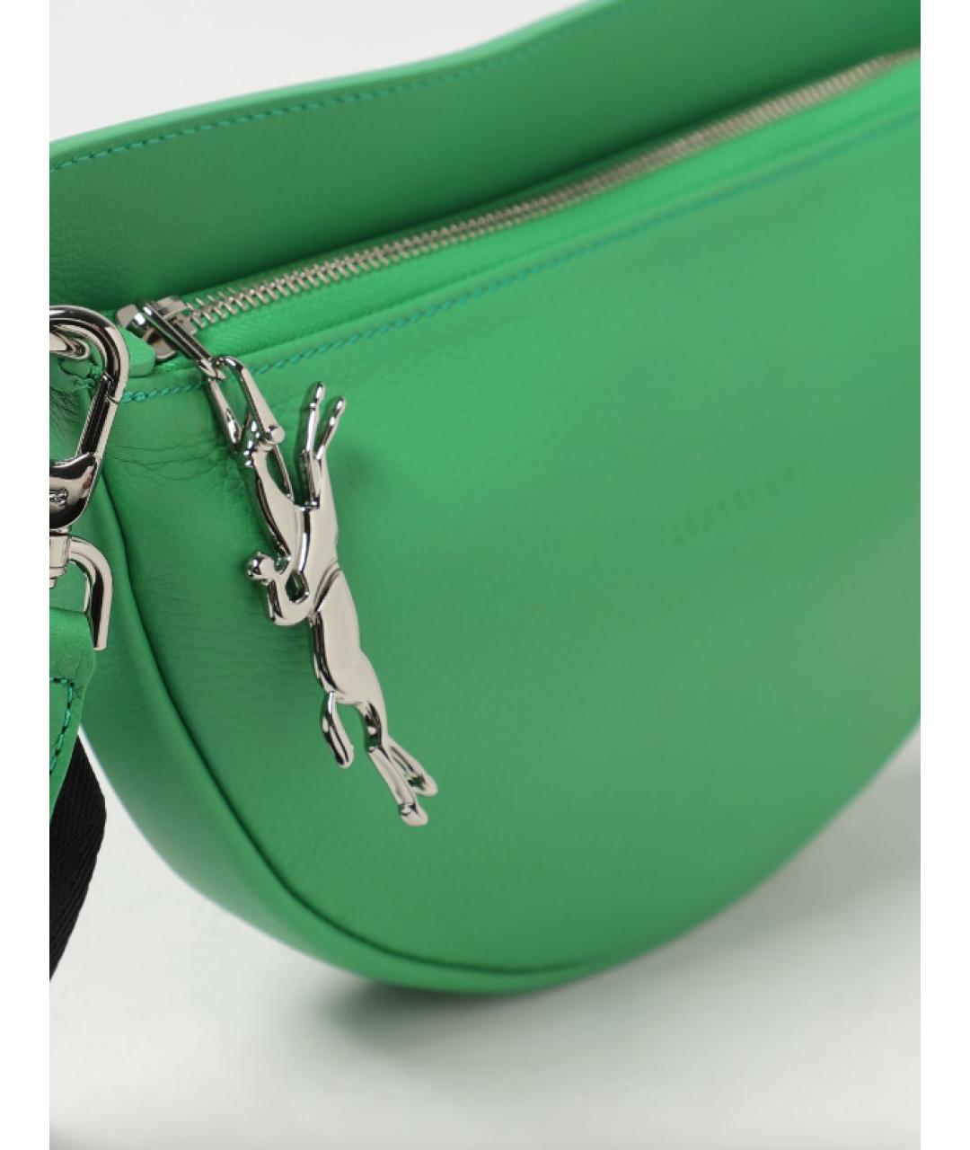 LONGCHAMP Зеленая сумка через плечо, фото 4