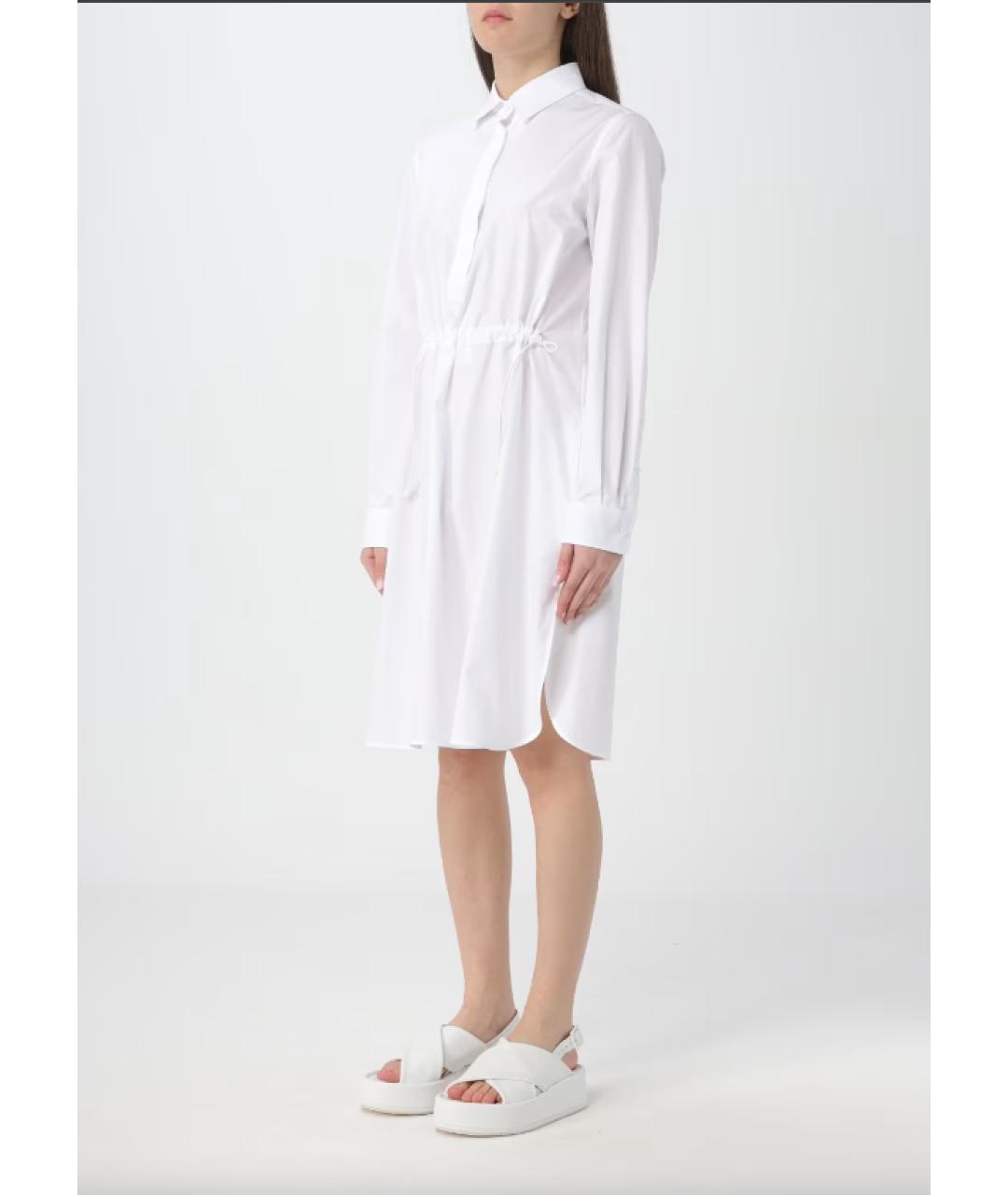 MAX MARA Белое повседневное платье, фото 4