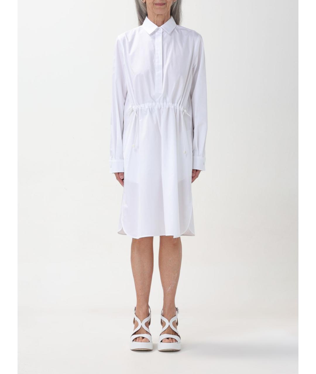 MAX MARA Белое повседневное платье, фото 2
