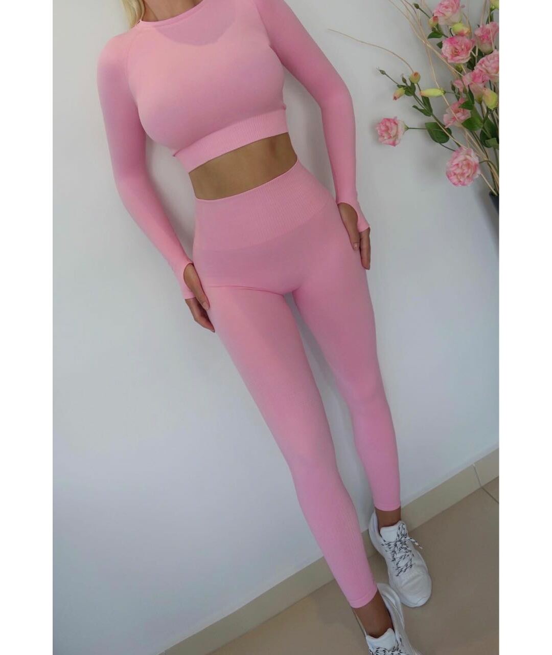 NO KA' OI Розовый спортивные костюмы, фото 4