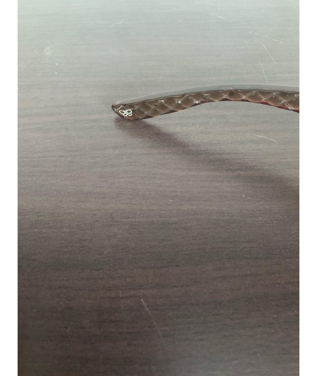 BOTTEGA VENETA Коричневые пластиковые солнцезащитные очки, фото 3