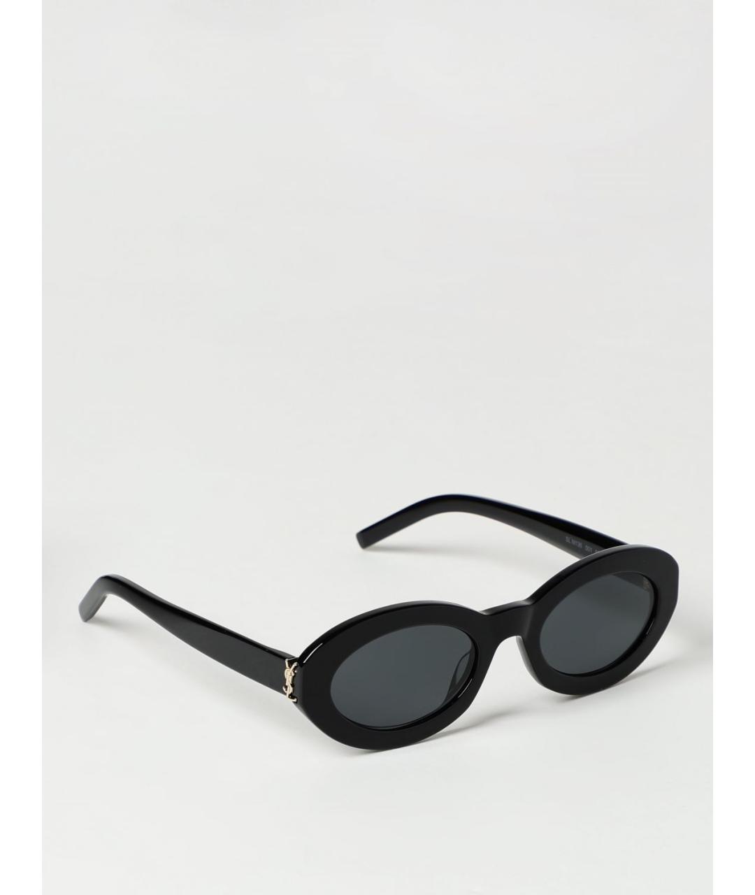 SAINT LAURENT Черные солнцезащитные очки, фото 2