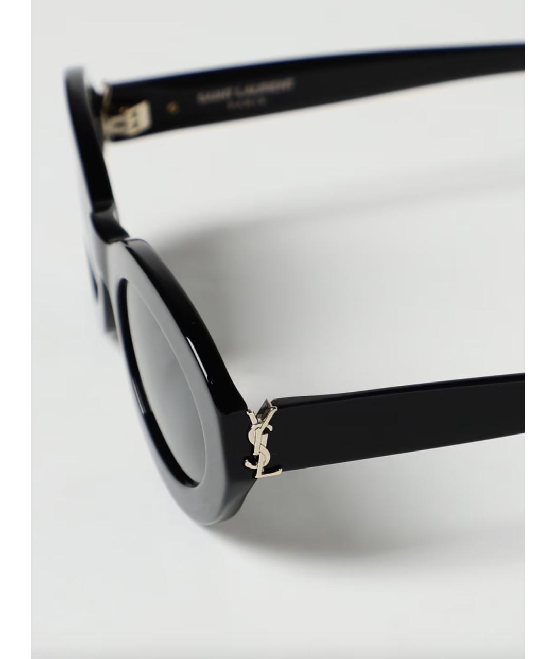 SAINT LAURENT Черные солнцезащитные очки, фото 4