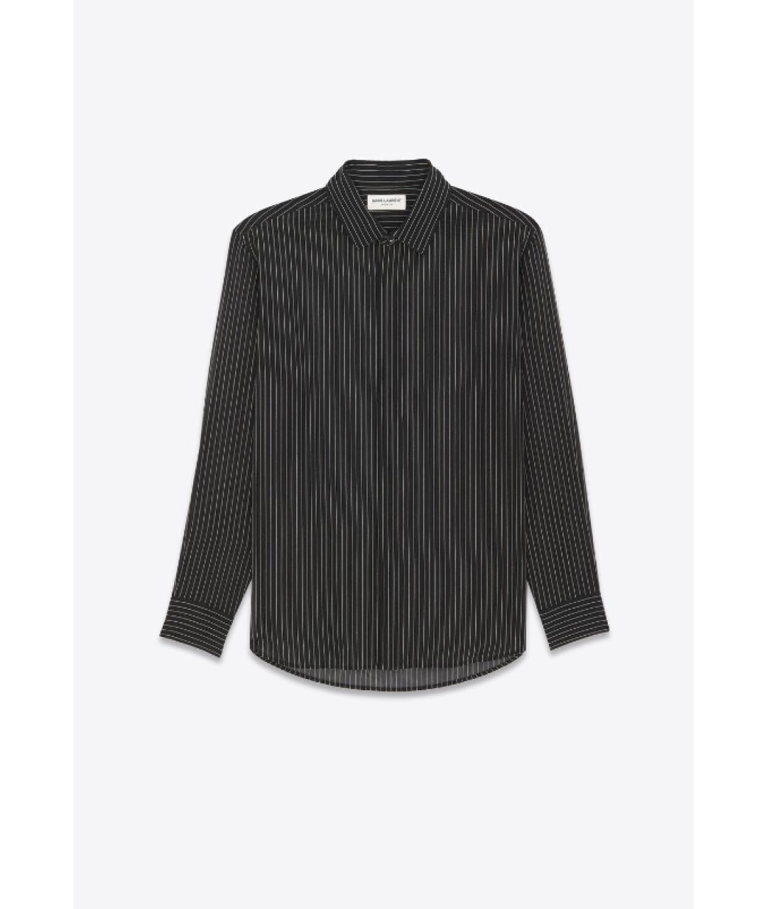SAINT LAURENT Черная кэжуал рубашка, фото 5