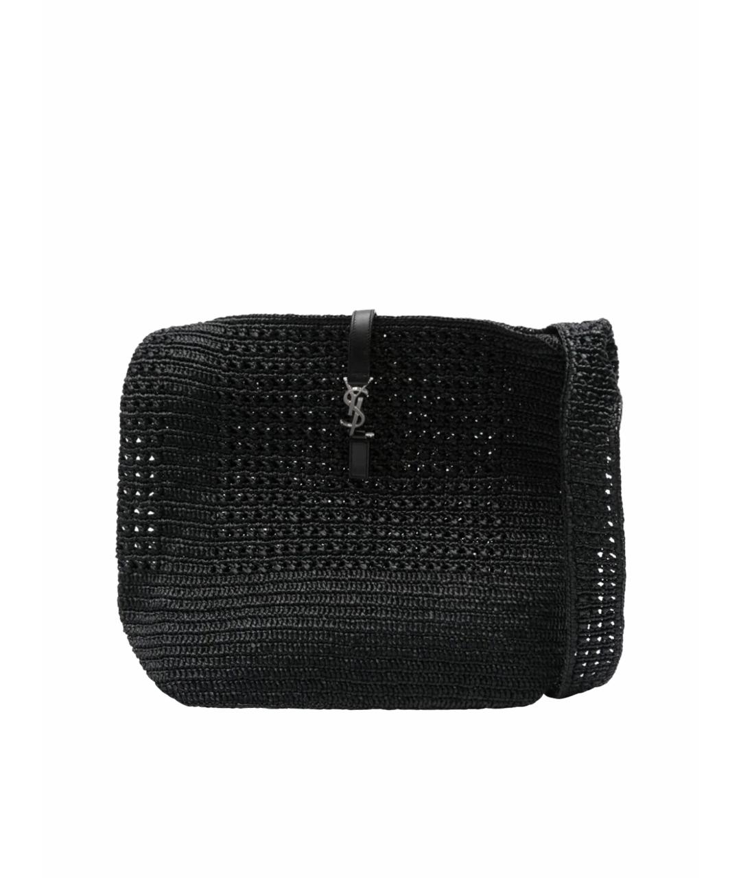 SAINT LAURENT Черная сумка на плечо, фото 1