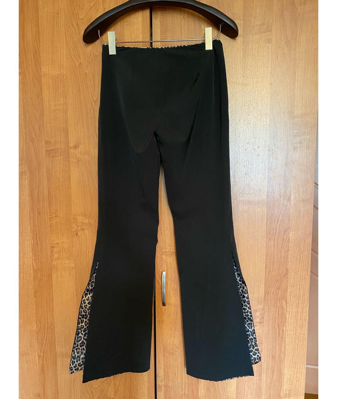 FENDI Черные полиамидовые брюки широкие, фото 2