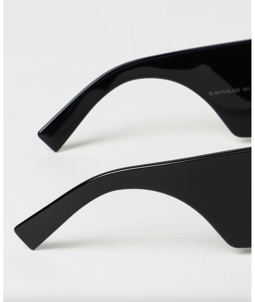 SAINT LAURENT Черные солнцезащитные очки, фото 3