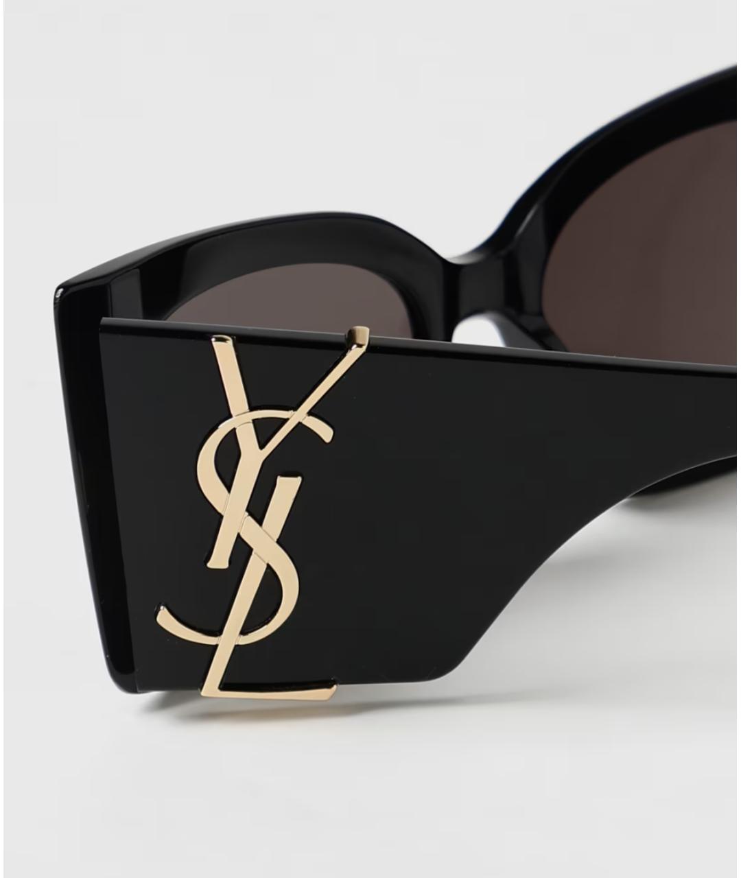 SAINT LAURENT Черные солнцезащитные очки, фото 4