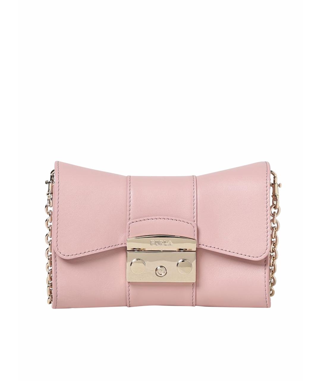 FURLA Розовая сумка через плечо, фото 1